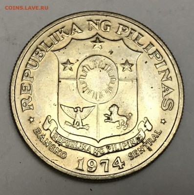 1 песо Филиппины 1974 UNC с 1 рубля - 5C624BAF-D731-40C0-9A60-2B63B683D88D