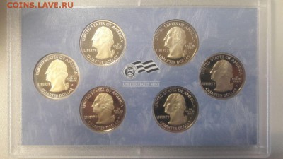 2009г. Штаты и территории(пруф сет 6монет), до 12.02 - ЧА Штаты 2009-2