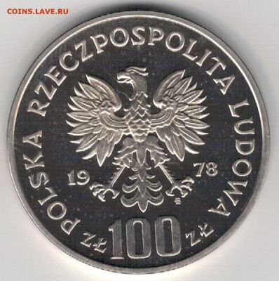 Ag Польша 100 злотых 1978 Лось до 12.02.19 в 22.00мск (Г883) - 5-п100а