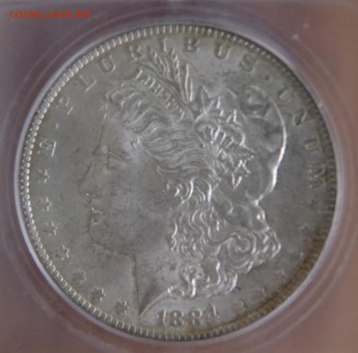  Моргановский доллар 1884-О США - 2-1iKFoz5OPmc