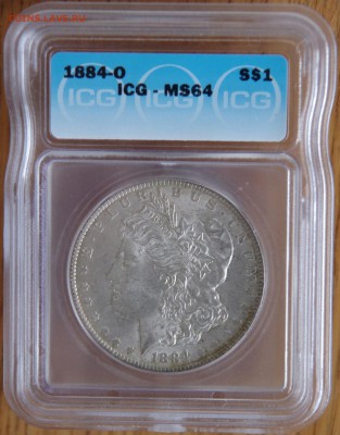  Моргановский доллар 1884-О США - 1-lMfE0Bv3hqs
