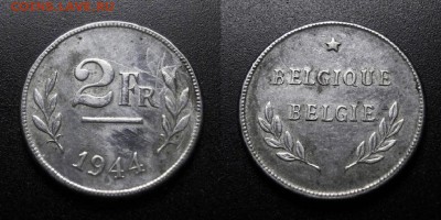 МОНЕТЫ МИРА 01-19 - Бельгия – 2 франка (1944) №1