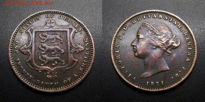 МОНЕТЫ МИРА 01-19 - Джерси – 1-26 шиллинга (1871) «Виктория»