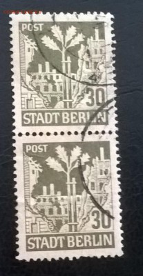 Германия Берлин 1949 1м 30пф пара - 547
