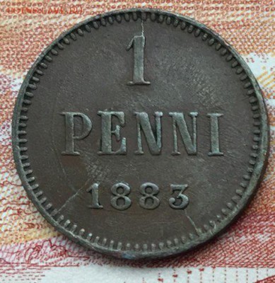 1 PENNI 1883 года - 59910214-9D7E-4F73-85EC-76D5FB325A86
