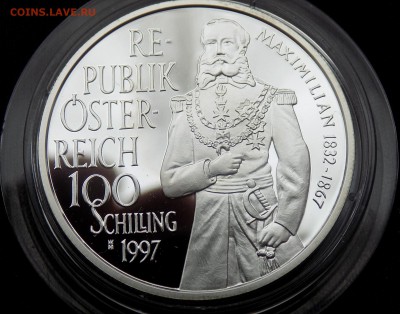 Австрия 100 шиллингов 1997 Парусник. Имп. Максимилиан - DSCN4105.JPG