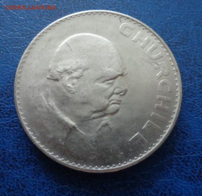 Великобритания 1 крона(Черчиль)  1965 до 10.02. 19 - DSC00435.JPG