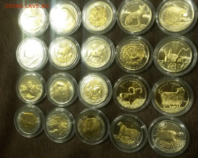 Турция набор 1 лира животные комплект UNC c бонусом - 20190208_082847