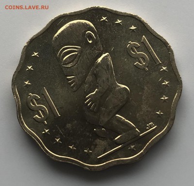 1 доллар Острова Кука 2015 UNC с 1 рубля - 5B426F7C-9D4A-4924-B903-19CC9FE79AA3