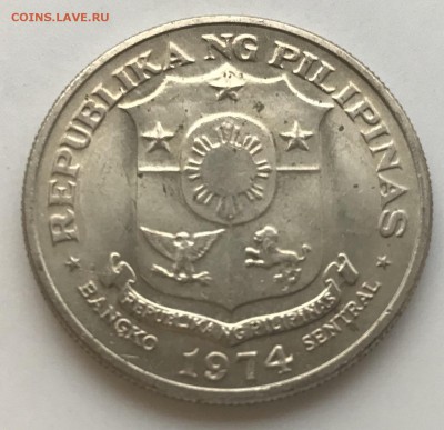 1 песо Филиппины 1974 UNC с 1 рубля - 1CFD89F7-5391-45F6-AE86-8462594FF64C