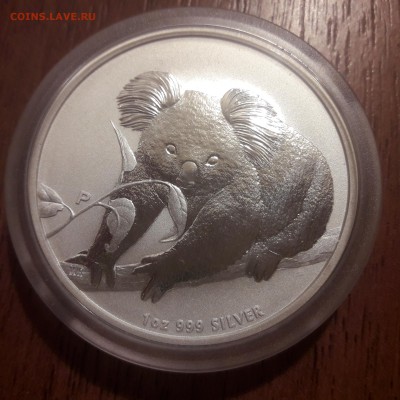 Австралия серебро 31.1 гр 2010г коала  10.02.2019  22:00 - 20190208_112824