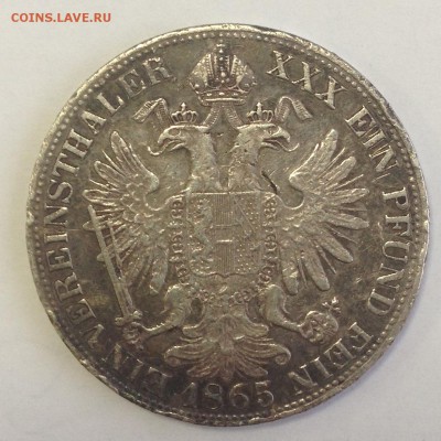 1 vereinsthaler 1865г (B) до 14.02.19г. (22-00 мск) - 17-2.JPG