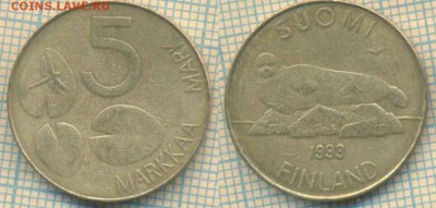 Финляндия 5 марок 1993 г., до 12.02.2019 г. 22.00 по Москве - Финляндия 5 марок 1993  5087