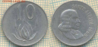 ЮАР 10 центов 1965 г., до 12.02.2019 г. 22.00 по Москве - ЮАР 10 центов 1965  5098