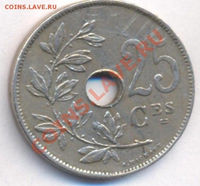Бельгия 25 сантимов 1929 г.До 9.06.11 г. 20-00 МСК. - Бельгия 25 29.1