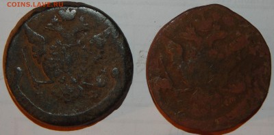5 копеек 1771, 1773 гг., 2 шт., РИ, на чистку,до 22:00 10.02 - ПЯТАКИ 1771 1773-6.JPG