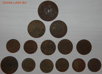 26 медных монет РИ на чистку, 1736-1913 гг., до 22:00 14.02 - 26 МОНЕТ РИ-11.JPG