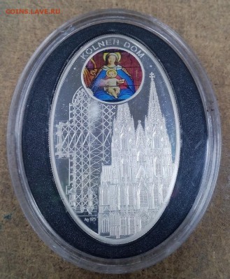 серебро 1 доллар Ниуэ пруф 2010г kolner dom до 15.02 в 22:00 - 8 4