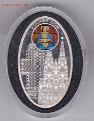 серебро 1 доллар Ниуэ пруф 2010г kolner dom до 15.02 в 22:00 - 8 1