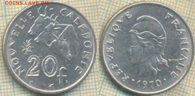 Новая Каледония 20 франков 1970 г., до 13.02.2019 г. 22.00 п - Новая Каледония 20 фр 1970  5101