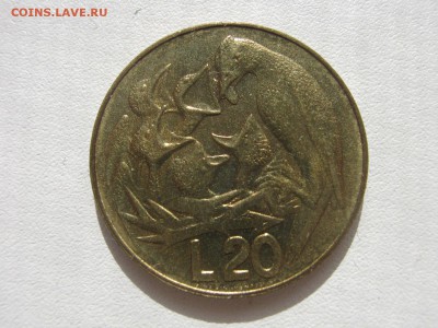 Сан-Марино 20 лир 1975 F.A.O.: птица с птенцами до 15.02. - IMG_3167
