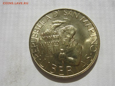 Сан-Марино 200 лир 1994 F.A.O. каменотес Святой Маринус 1502 - IMG_3239