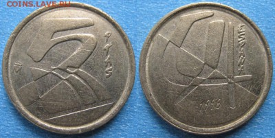 Испания 5 песет 1998 до 12-02-19 в 22:00 - Испания 5 песет 1998    186-к34-9740