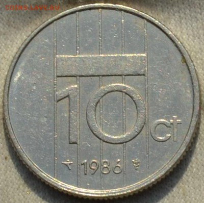 Нидерланды 10 центов 1986. 12. 02. 2019 . в 22 - 00. - DSC_0497