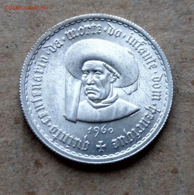 Португалия 5 эскудо 1960 Генрих UNC до 22-00 12.02 - IMAG0042~2