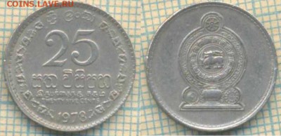 Шри-Ланка 25 центов 1978 г. , до 15.02.2019 г. 22.00 по Моск - Шри Ланка 25 центов 1978  5149