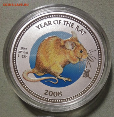 Two Dollars 2008 Year of the rat. До 15.02.19 23:00 МСК - 1462076
