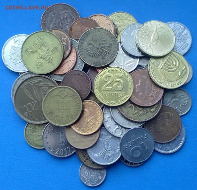 50 монет раных стран мира (без повторов) до 19.02 - 50 монеток 002