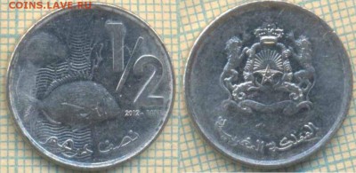 2 дирхама 2012 г., до 18.02.2019 г. 22.00 по Моск - Марокко полдирхама 2012  5170