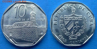Куба - 10 сентаво 2009 года до 19.02 - Куба 10 сентаво 2009