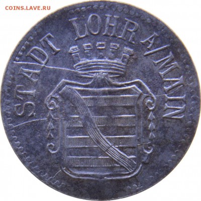 Нотгельд Лор 10 пфенниг 1918 до 16.02.19 22 мск - Лор 10 пфенниг 19182