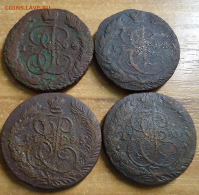 5 копеек  1774-1794г 4шт. до 22.00 19.02.2019 - DSC03298.JPG