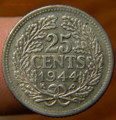 25 центов нидерланды 1944 г. - DSCN0665.JPG