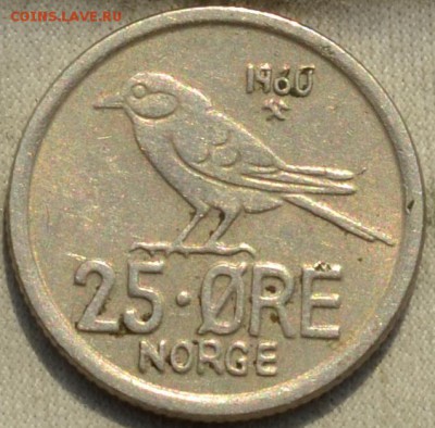 Норвегия 25 эре 1960. 16. 02. 2019. в 22 - 00. - DSC_0628