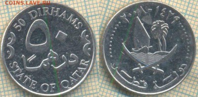 Катар 50 дирхамов 2008 г., до 19.02.2019 г. 22.00 по Москве - Катар 50 дирхам 2008 5181