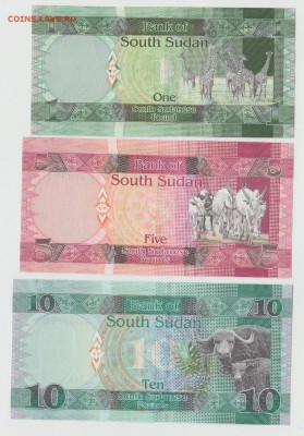 Южный Судан 1, 5 и 10 франков 11-15г UNC Фикс до 16.02 22:10 - IMG_20190214_0001