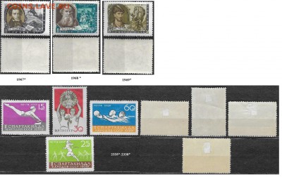 СССР. Подборка марок 50-х годов №7 - Марки 50-х. Подборка 7. Писатели