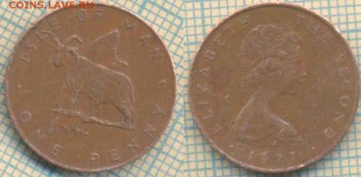 Мэн 1 пенни 1977 г., до 20.02.2019 г. 22.00 по Москве - мэн 1 пенни 1977  5195