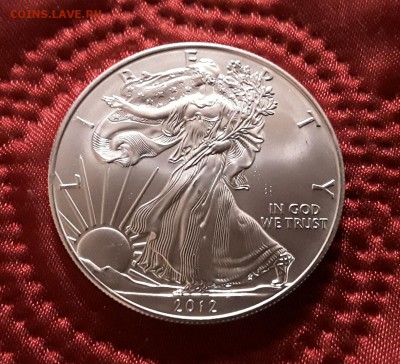 США. 1 доллар 2012 г. Шагающая свобода. До 19.02.19. - 20190214_161209