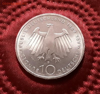 Германия. 10 марок 1989 г. Бонн. До 19.02.19. - 20190214_161342
