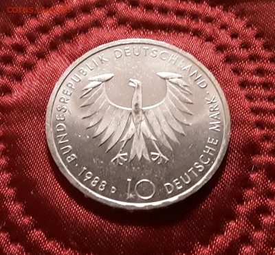 Германия. 10 марок 1988 г. Шопенгауэр. До 19.02.19. - 20190214_162312