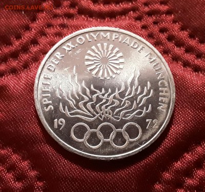 Германия. 10 марок 1972 г. Кольца. До 19.02.19. - 20190214_162614
