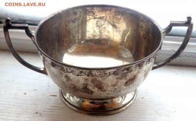 Серебреный набор (чайник,сахарница,сливочник,поднос) - P2150101.JPG