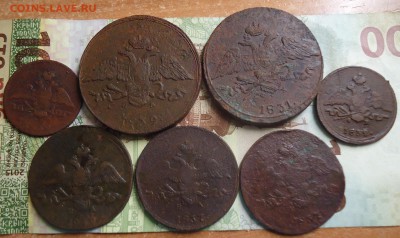 масонская медь -5 к1831 1839;2 к 1837-2шт 1839; 1к1832-2шт - DSC03338.JPG