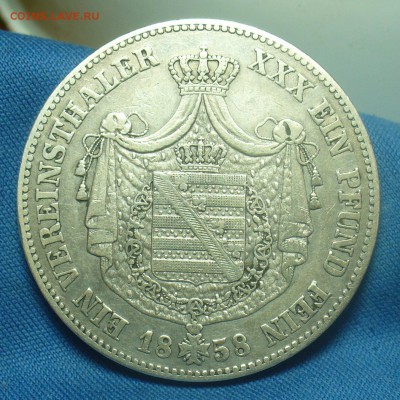 Талер 1858 года Саксония С 200 рублей До 18.02.19 в 22.00 - P1490797.JPG