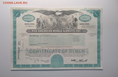 Сертификат  PAN AMERICAN WORLD AIRWAYS,INC.США 1979 г. - IMG_20190216_083822